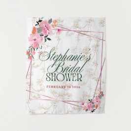 「ブルーミング・エレガンス：フローラ・ファンタジー・タペストリー」 タペストリー