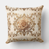 ブルーミング・ゴールデン・ロマンス クッション (裏面)