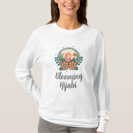 ブルーミング・ヒジャビTシャツ(長袖) Tシャツ