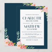 ブルーミング ボタニカルズ | 結婚式招待状 招待状 (正面/裏面)