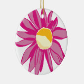 ブルーミングCONEFLOWER [1ホットピンク] セラミックオーナメント (右)