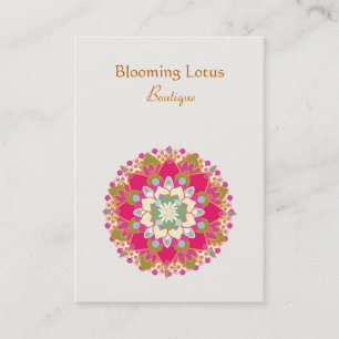 ブルーミングLotus Chubby Business Card 名刺