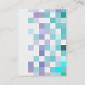 ブルーミントエレガントフレッシュモダン名刺 名刺 (裏面)