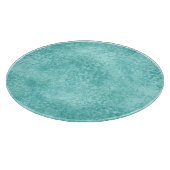 ブルーミントシーグリーンテクスチャ カッティングボード (角)