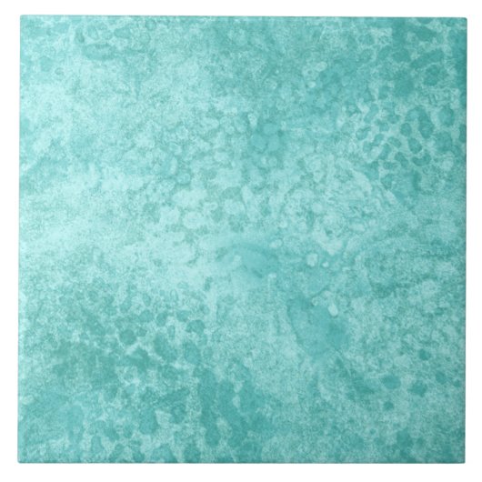 ブルーミントシーグリーンテクスチャ タイル (正面)