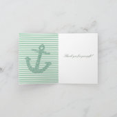 ブルーミントストライプグリッターいかり感謝していユー サンキューカード (内部)