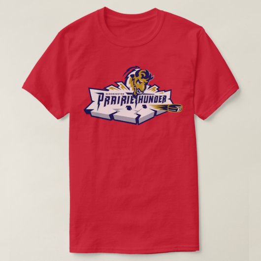 ブルーミントンプレーリーサンダー1 Tシャツ (デザイン正面)