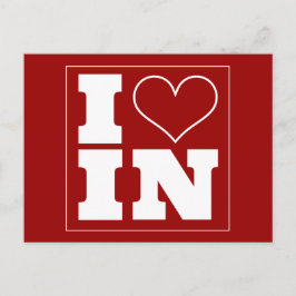 ブルーミントン(IN)テールゲート招待状 ポストカード