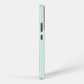 ブルーミント ストライプ ビンテージ 小文字 モノグラム SAMSUNG GALAXYケース (右側面)