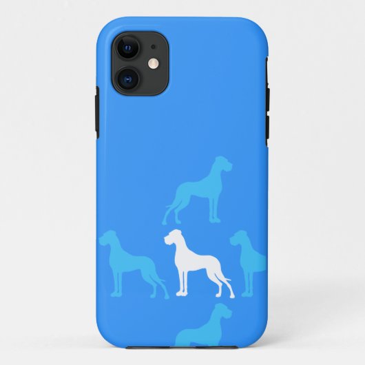 ブルーミン・グレートデーン・コレクション Case-Mate iPhoneケース (裏面)