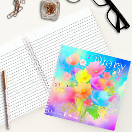 ブルームに書く: カスタマイズ可能なスクエアダイアリー ノートブック