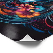 ブルームの守護者 - スカル アート プリント (コーナー)