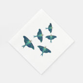 ブルームスバタフライアートスケッチ スタンダードランチョンナプキン (角)