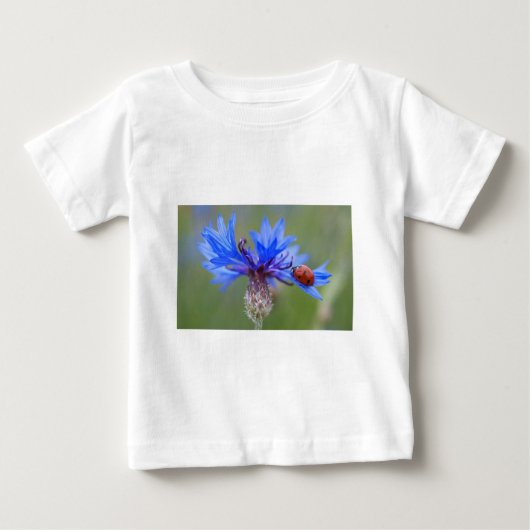 ブルームスレディバグ平和愛運命アートツイン ベビーTシャツ (正面)