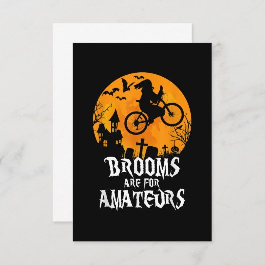 ブルームズアアアマチュアズウィッチライディングバイクサイクリング 出欠カード (正面/裏面)