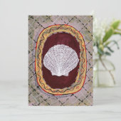 ブルームズベリーとチャールストンインスパイアシーシェルアートカード シーズンカード (スタンド正面)