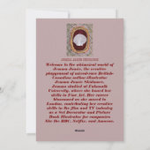 ブルームズベリーとチャールストンインスパイアシーシェルアートカード シーズンカード (裏面)