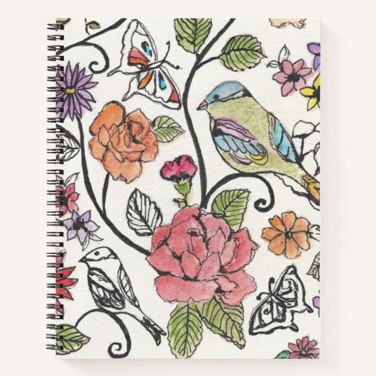 ブルームズベリーデザイン手帳 ノートブック (正面)