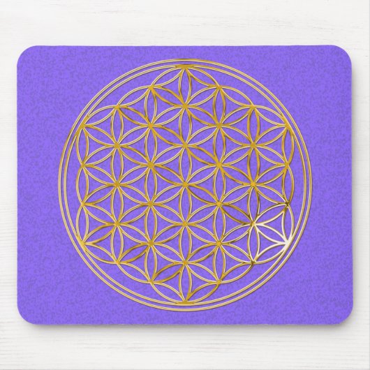 ブルームデレベンス/金ゴールドビグリラ（ばちゃばちゃ）跳ねるBG マウスパッド (正面)