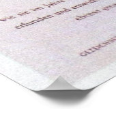 ブルームナー花時計 ポスター (角)