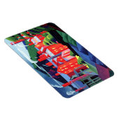 ブルームナー – ジャージー・シルク・ミルズモダンアートワーク マグネット (右側)