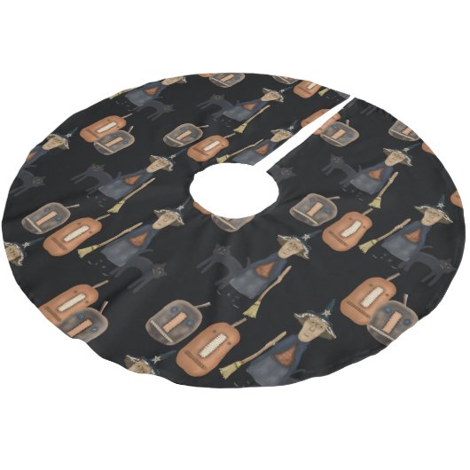 ブルームハロウィン付きプリムウィッチ ブラッシュドポリエステルツリースカート (アングル)