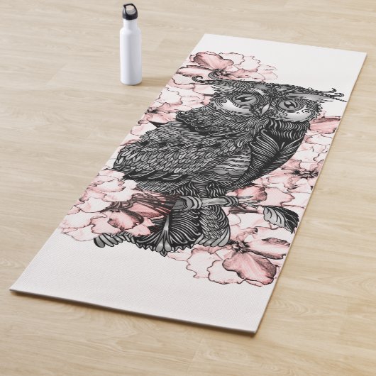 ブルームピンクの蘭 ヨガマット (インサイチュ)