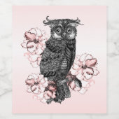 ブルームピンクの蘭 ワインラベル (シングルラベル)