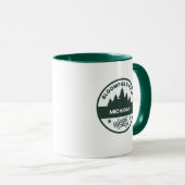 ブルームフィールドヒルズミシガンコーヒーマグ マグカップ (正面右)