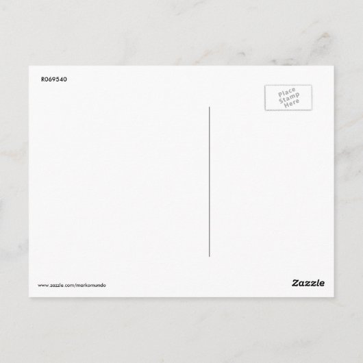 ブルームフィールド州ウェストミンスター教会1909ヴィンテージ ポストカード (裏面)