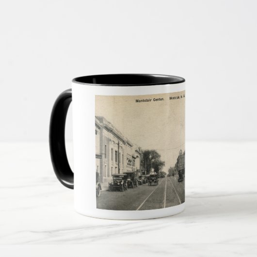 ブルームフィールドAve。、Montclairのニュージャージーのヴィンテージ マグカップ (正面左)