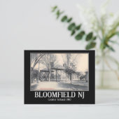 ブルームフィールドNJセンタースクール， 1910ヴィンテージ ポストカード (スタンド正面)