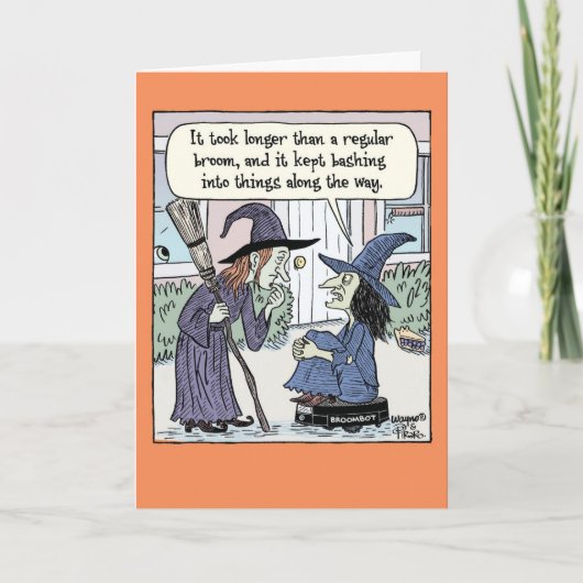 ブルームボットハロウィーン カード (正面)