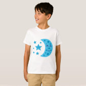 ブルームーンとスターストライプのズ Tシャツ (正面フル)