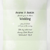 ブルームーンとレイクシーン屋外 三つ折り招待状 (内部中)