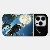 ブルームーンと夜の鷲 iPhoneケース (裏面横)