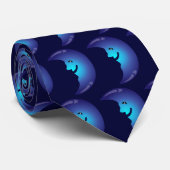 ブルームーンのタイ ネクタイ (ロール)