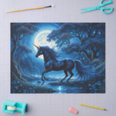 ブルームーンのブラックユニコーン 薄葉紙 (クラフト)