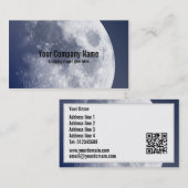 ブルームーンの月の名刺 名刺 (正面/裏面)