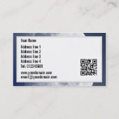 ブルームーンの月の名刺 名刺 (裏面)