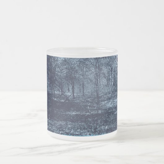 ブルームーンの森 フロストグラスマグカップ (中央)
