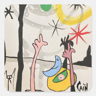 ブルームーンは1カ月の休暇をとる スクエアシール