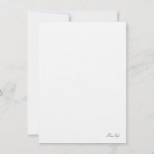 ブルームーンアジサイウェディングシャワー招待状 招待状 (裏面)