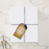 ブルームーンアラビアンナイツグレームパープル結婚ズ ギフトタグ (より糸付き)