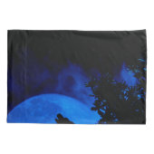 ブルームーンウルフピラロケース 枕カバー (裏面-左)