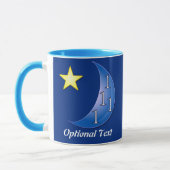 ブルームーンカスタマイズ可能 マグカップ (左)