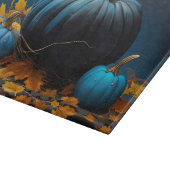 ブルームーンカボチャと紅葉 カッティングボード (角)