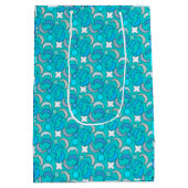 ブルームーンクラウドパターン ミディアムペーパーバッグ (裏面)