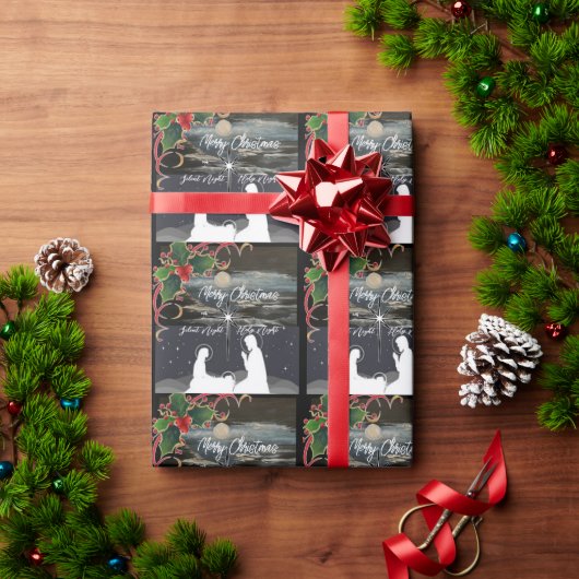 ブルームーンクリスマス出生ギフトラップ ラッピングペーパー (クリスマスギフト)