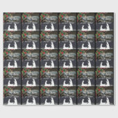 ブルームーンクリスマス出生ギフトラップ ラッピングペーパー (フラット)